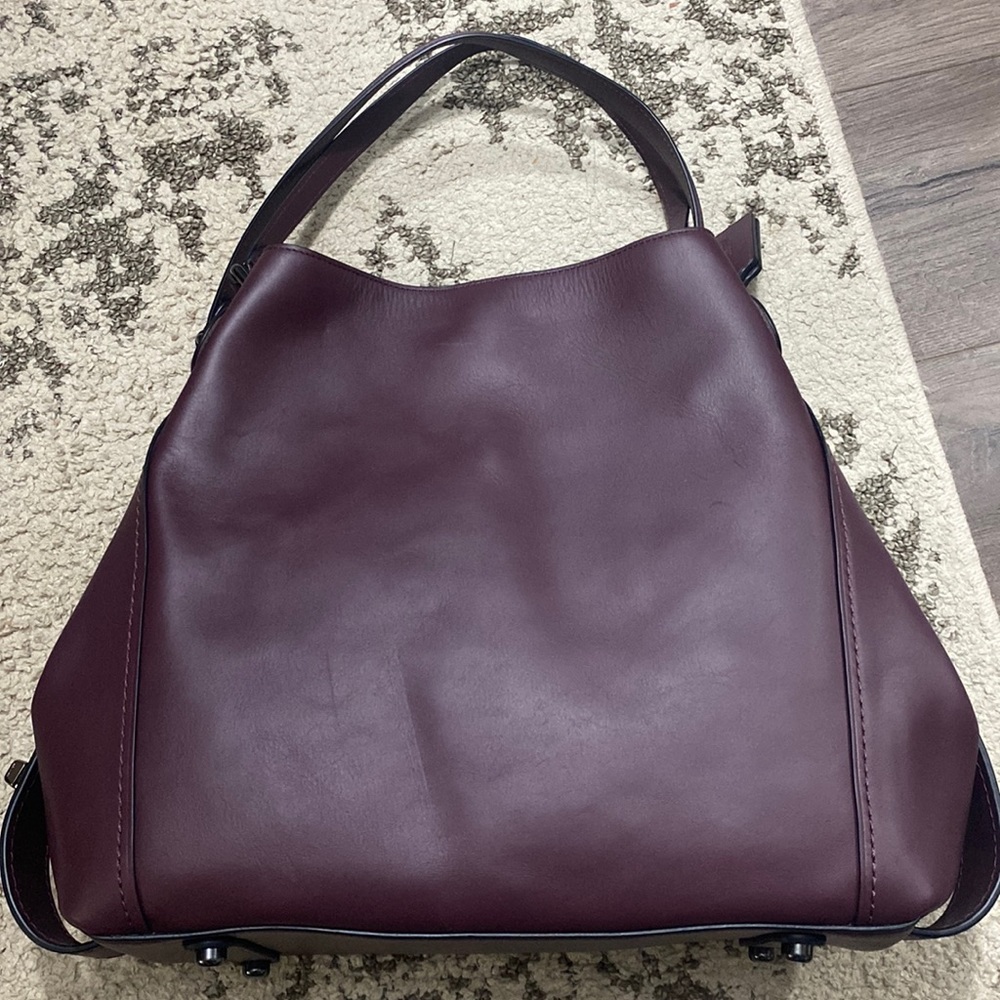 Coach Edie bag, Oxblood color